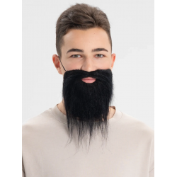 Mey İthalat® Siyah Renk Takma Sakal Bıyık Takımı