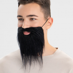 Mey İthalat® Siyah Renk Takma Sakal Bıyık Takımı