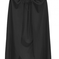 Mey İthalat® Siyah Renk Yakalı Çocuk Pelerin 90 cm