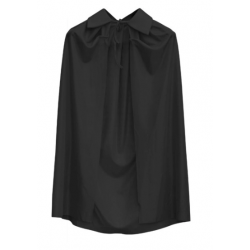 Mey İthalat® Siyah Renk Yakalı Çocuk Pelerin 90 cm