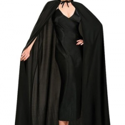 Mey İthalat® Siyah Renk Yakalı Halloween Pelerini 120 cm