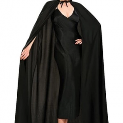 Mey İthalat® Siyah Renk Yakalı Halloween Pelerini 120 cm