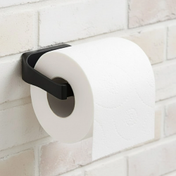 Mey İthalat® Siyah Tuvalet Kağıdı Tutucu Mat Kaplama Banyo Peçetelik