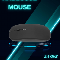 Mey İthalat® Siyah Wireless Kablosuz Sessiz Mouse Bluetooth Bağlantılı