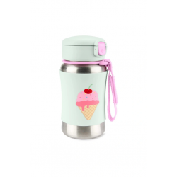 Mey İthalat®   Zoo Pipetli Paslanmaz Çelik Suluk 350 ml Dondurma