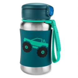 Mey İthalat®   Zoo Pipetli Paslanmaz Çelik Suluk 350 ml Kamyon