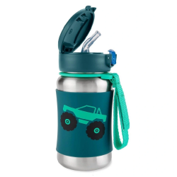 Mey İthalat®   Zoo Pipetli Paslanmaz Çelik Suluk 350 ml Kamyon