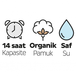 Mey İthalat®   Bio Natural Bebek Bezi Fırsat Paketi 3 Beden 4-10 Kg 42 Adet