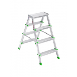 Mey İthalat® SM Saraylı 4+4 Çift Taraflı Alüminyum Merdiven