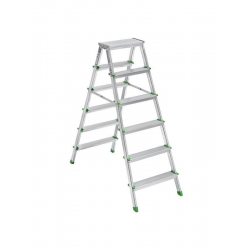 Mey İthalat® SM Saraylı 6+6 Çift Taraflı Alüminyum Merdiven