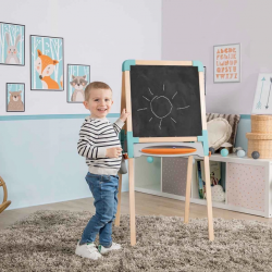 Mey İthalat® Çift Taraflı Manyetik Ahşap Yazı Tahtası 7600410401