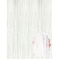 Mey İthalat® Soft Beyaz Renk Duvar ve Kapı Perdesi İthal 100x200 cm