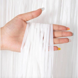 Mey İthalat® Soft Beyaz Renk Duvar ve Kapı Perdesi İthal 100x200 cm