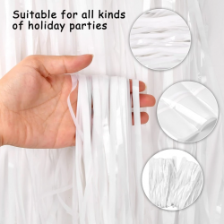 Mey İthalat® Soft Beyaz Renk Duvar ve Kapı Perdesi İthal 100x200 cm