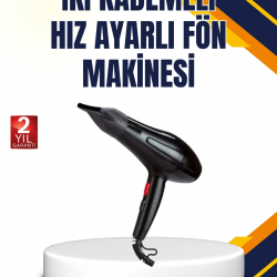 Mey İthalat® Soğuk Üfleme Özellikli 2200W Profesyonel Fön Makinesi