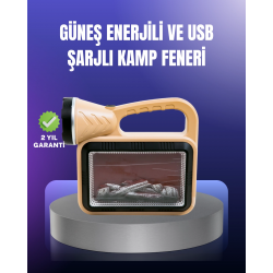 Mey İthalat® Solar Enerjili Alev Lambası – El Feneri ve Dekoratif Işık