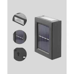 Mey İthalat® Solar Güçlü 6 LED Dış Mekan Lambası – Otomatik Aç/Kapa Işık Sensörlü Aydınlatma