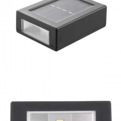 Mey İthalat® Solar Güneş Enerjili Çift Taraflı Duvar Lambası Çift Taraflı Duvar Lamba Güneş Enerjili