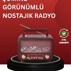 Mey İthalat® Solar Panelli Alev Işıklı Bluetooth Hoparlör – Çoklu Giriş, Uzun Pil Ömrü