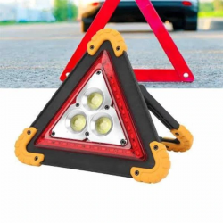 Mey İthalat® Solar Şarjlı Çok Fonksiyonlu Reflektör Işıklı Ikaz Lambası Acil Durum Reflektörü Acil Durum Uyarı Lambası