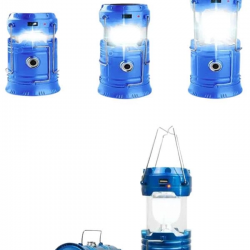 Mey İthalat® Solar Şarjlı Kamp Lambası Güneş Enerjili Kızaklı Kamp Feneri Çadır Feneri Led Işıldak