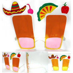 Mey İthalat® Hawaii Fiesta Meyve Figürlü Yaza Merhaba Gözlük