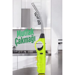 Mey İthalat® Spiralli Mutfak Çakmağı Barbekü Mangal Mum Çakmağı