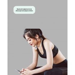 Mey İthalat® Spor ve Günlük Kullanım İçin 100 Saatlik Kablosuz Kulaklık