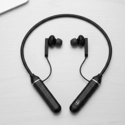 Mey İthalat® Spor ve Günlük Kullanıma Uygun Kablosuz Boyun Tipi Bluetooth Kulaklık