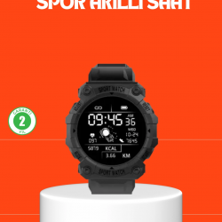 Mey İthalat® Sporcu Akıllı Saat – Kalp Atışı, Adım, Kalori ve Tansiyon Takipli