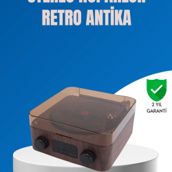 Mey İthalat® Stereo Bluetooth Hoparlör – Gece Lambalı ve Saat Göstergeli