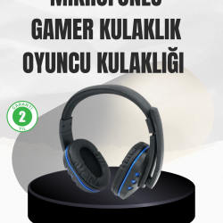 Mey İthalat® Stereo Oyun Kulaklığı – Güçlü Bas, Mikrofonlu ve Konforlu Tasarım