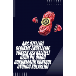 Mey İthalat® Stres Çarklı Oyuncu Kulaklığı Güçlü Bass Gamer Bluetooth Kulaklık Kablosuz