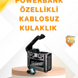 Mey İthalat® Su Geçirmez Bluetooth Kulak İçi Kablosuz Kulaklık 400mAh Pil