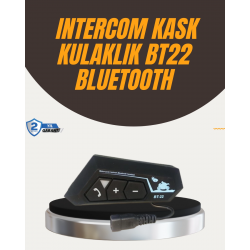 Mey İthalat® Su Geçirmez BT22 Bluetooth Kask Kulaklığı GPS ve Müzik Uyumlu