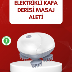 Mey İthalat® Su Geçirmez Elektrikli Kafa Masaj Cihazı IPX7