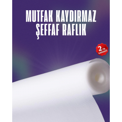 Mey İthalat® Su geçirmez kaydırmaz raflık ve çekmece astarı 3 metre