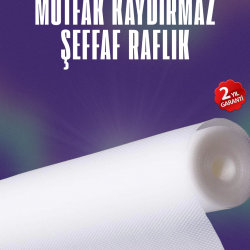 Mey İthalat® Su geçirmez kaydırmaz raflık ve çekmece astarı 3 metre