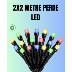 Mey İthalat® Su Geçirmez Pil Çalışan LED Perde Işık – İç ve Dış Mekan