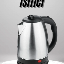 Mey İthalat® Su Isıtıcı 220 - 240 V Paslanmaz Çelik Kettle Uzun Ömürlü 2000 Watt