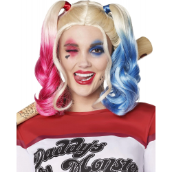 Mey İthalat® Suicide Squad Harley Quinn Kostüm Peruk
