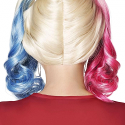 Mey İthalat® Suicide Squad Quinn Kostüm Peruk