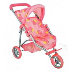 Mey İthalat® NessiWorld Tenteli 3 Tekerlekli Metal Puset