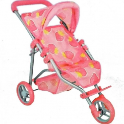 Mey İthalat® NessiWorld Tenteli 3 Tekerlekli Metal Puset