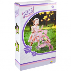 Mey İthalat® NessiWorld Tenteli 3 Tekerlekli Metal Puset