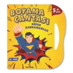 Mey İthalat® Süper Kahramanlar Boyama Çantası