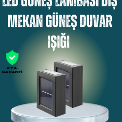 Mey İthalat® Suya Dayanıklı Güneş Enerjili Bahçe Lambası