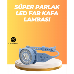Mey İthalat® Suya Dayanıklı LED Kafa Lambası Outdoor Kullanım