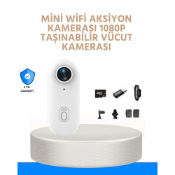 Mey İthalat® Suya ve Darbeye Dayanıklı Kompakt Spor Kamera 1080P