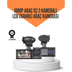 Mey İthalat® TA-01 LCD Ekranlı Gece Görüşlü Araç Kamerası